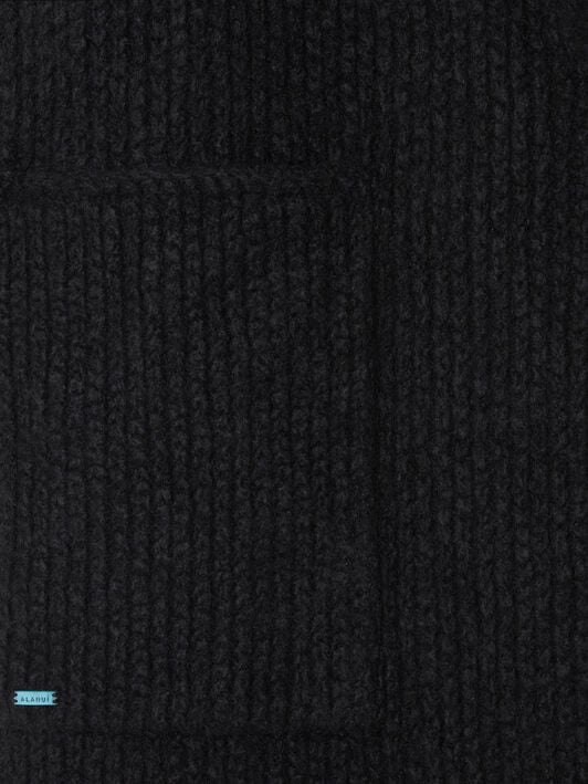 Alanui Alanui Finest Coat Black LWHQ013E25KNI001 Alanui Alanui Finest Coat Black LWHQ013E25KNI001