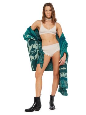 Alanui Cashmere Bralette White LWHR005E24KNI001