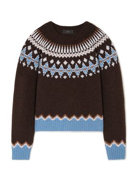 Alanui Sweet Winter Sweater Coffee-Multicolor LWHE061E24KNI001