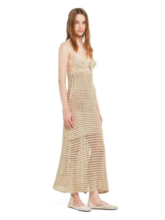 Alanui The Sound Of The Sea Dress Sea Shell LWHI045R26KNI001