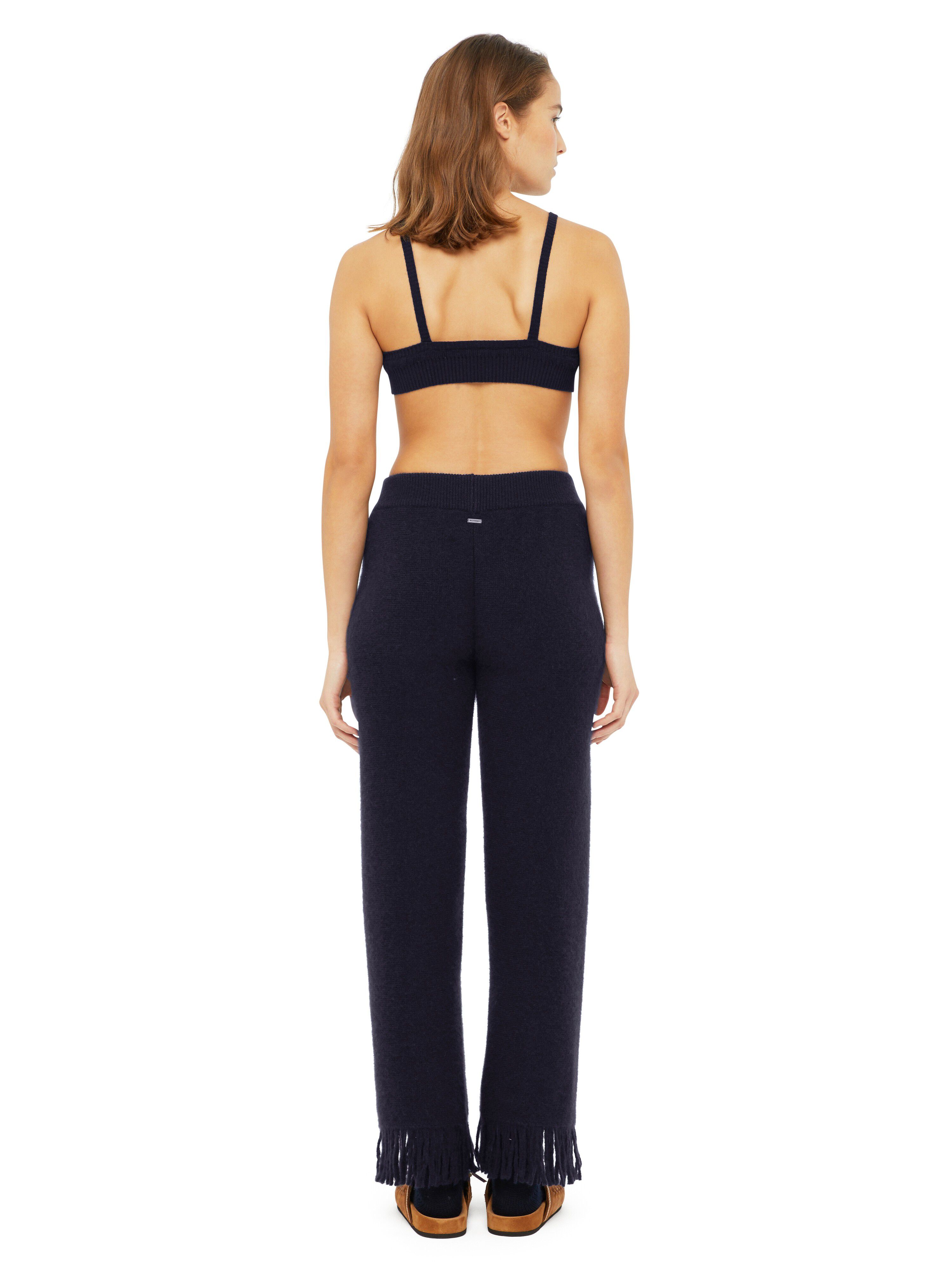 Alanui Alanui Finest Pants Midnight Blue LWHG001E24KNI002