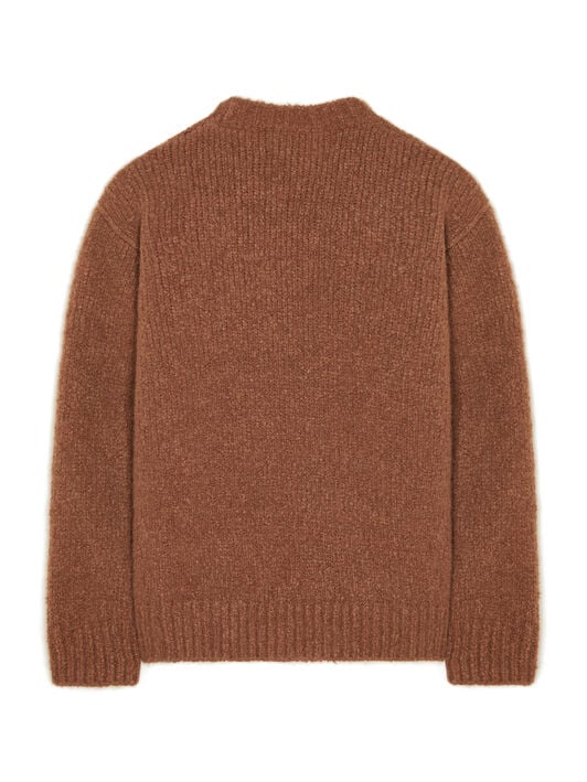 Alanui Alanui Finest Sweater Luli Brown LMHE033E25KNI004 Alanui Alanui Finest Sweater Luli Brown LMHE033E25KNI004