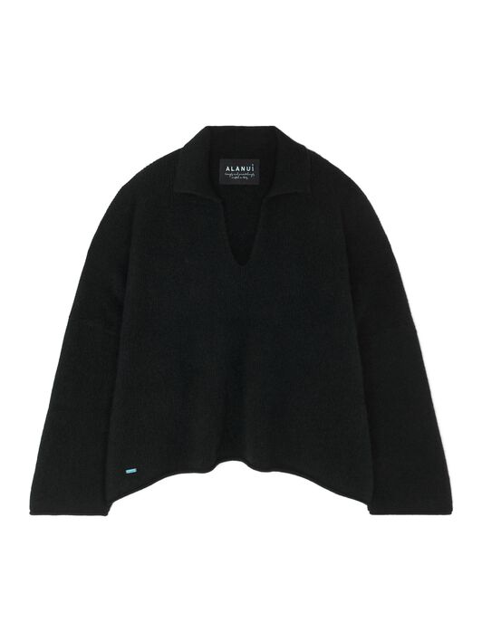 Alanui Alanui Finest Polo Black LWHV002E24KNI001