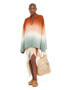 Alanui Shades Of Shore Polo Red Earth-Acquamarine LWHV002R26KNI002