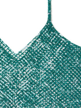 Alanui Nothing But Light Tank Top Green Tide