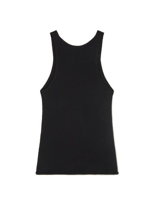 Alanui Alanui Finest Tank Top Black LWHT005R26KNI001 Alanui Alanui Finest Tank Top Black LWHT005R26KNI001