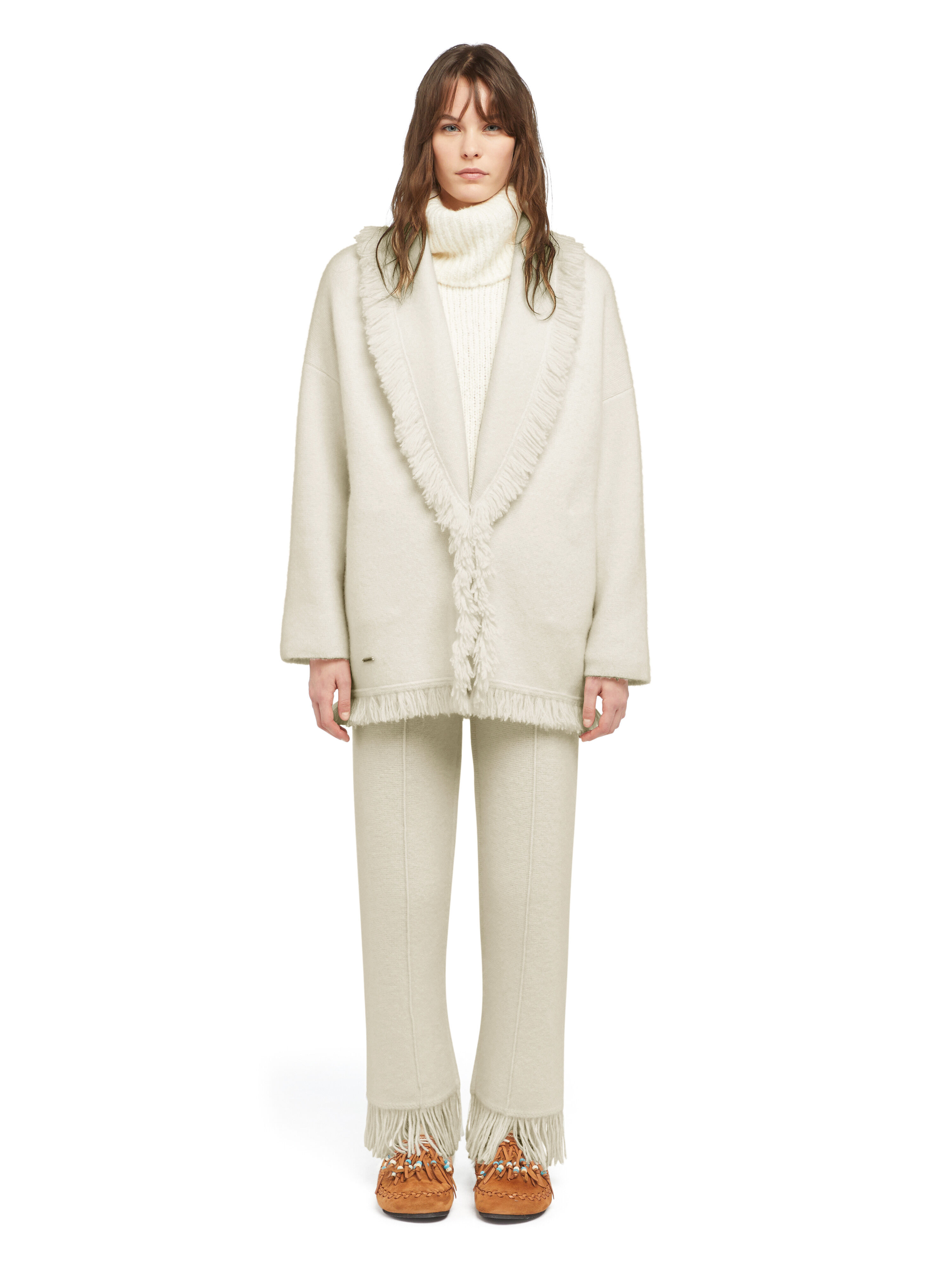 Alanui Alanui Finest Cardigan White LWHB064E25KNI00E