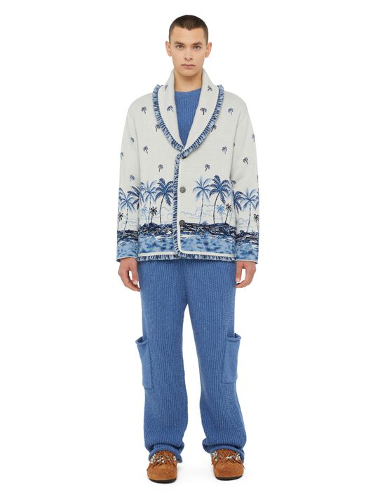 Alanui The Tale Of A Hawaiian Cardigan White-Multicolor LMHB039E24KNI002