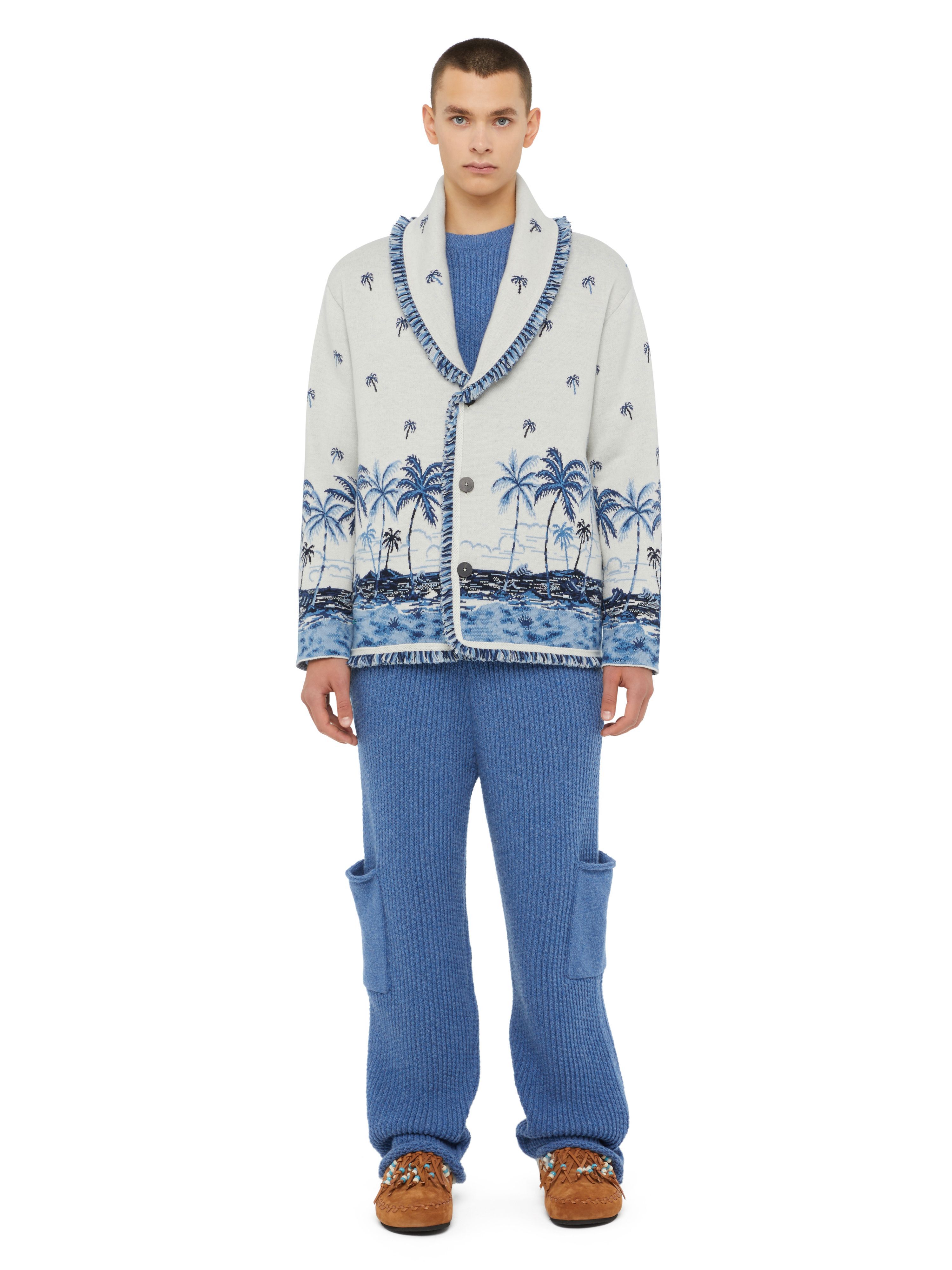 Alanui The Tale Of A Hawaiian Cardigan White-Multicolor LMHB039E24KNI002
