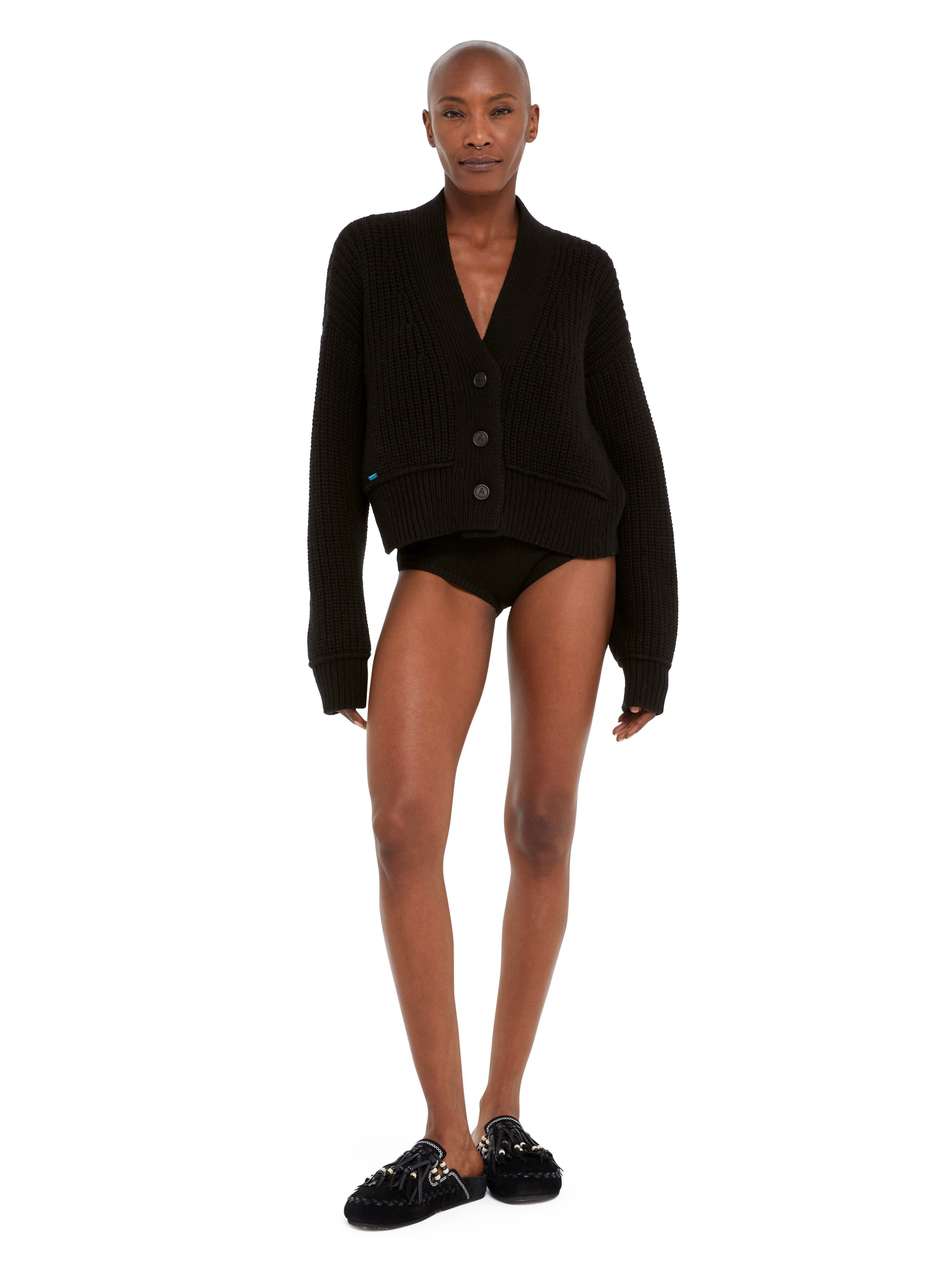 Alanui Alanui Finest Cardicrop Black LWHB055R25KNI002