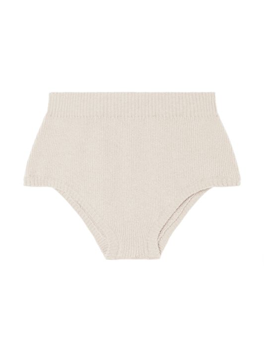 Alanui Cashmere Culotte White LWHM020E24KNI001