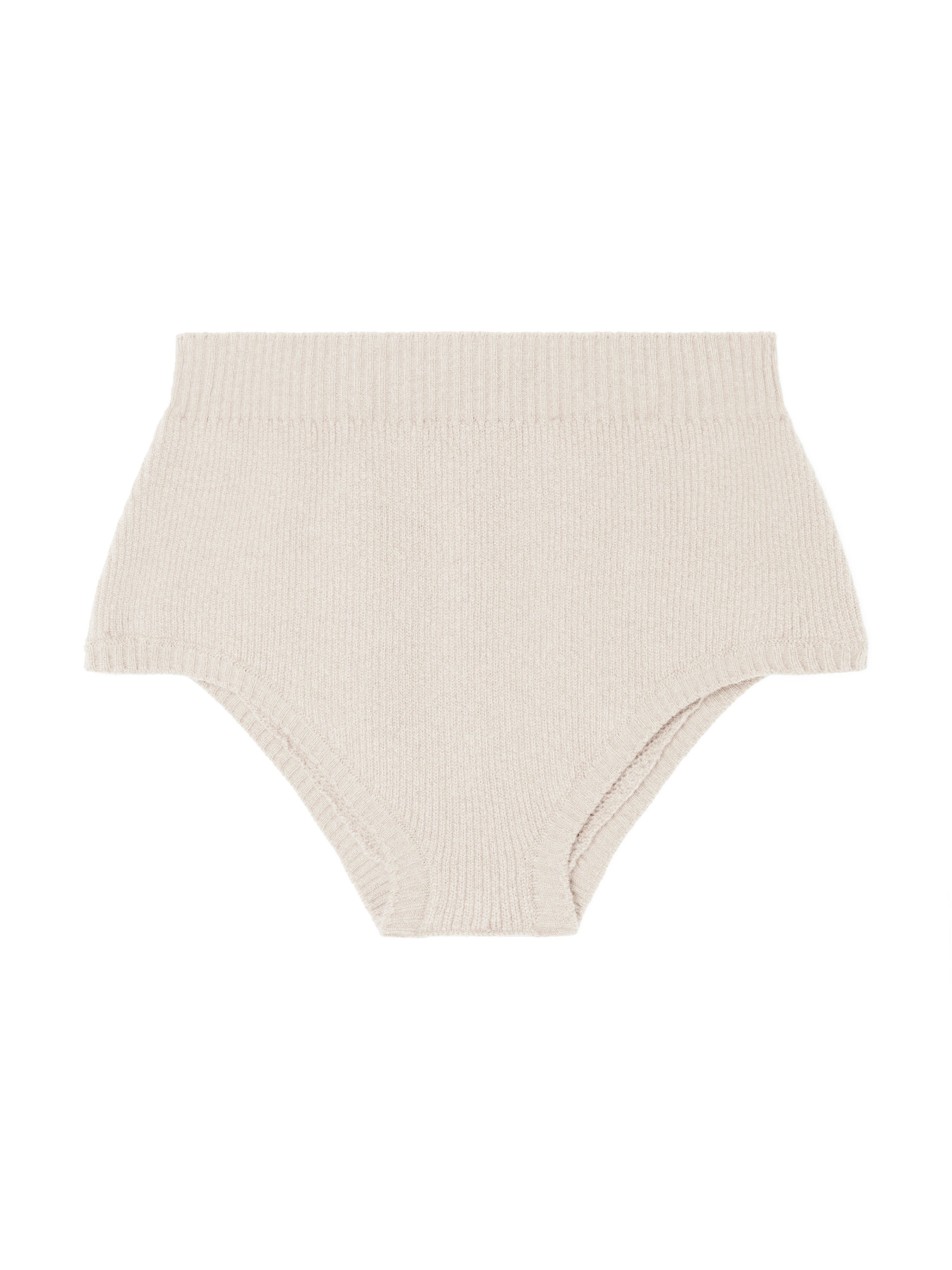 Alanui Cashmere Culotte White LWHM020E24KNI001