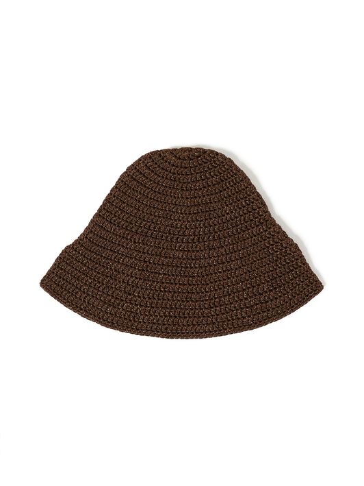 Alanui Ray Of Light Bucket Hat Coffee LWLA023R25KNI001
