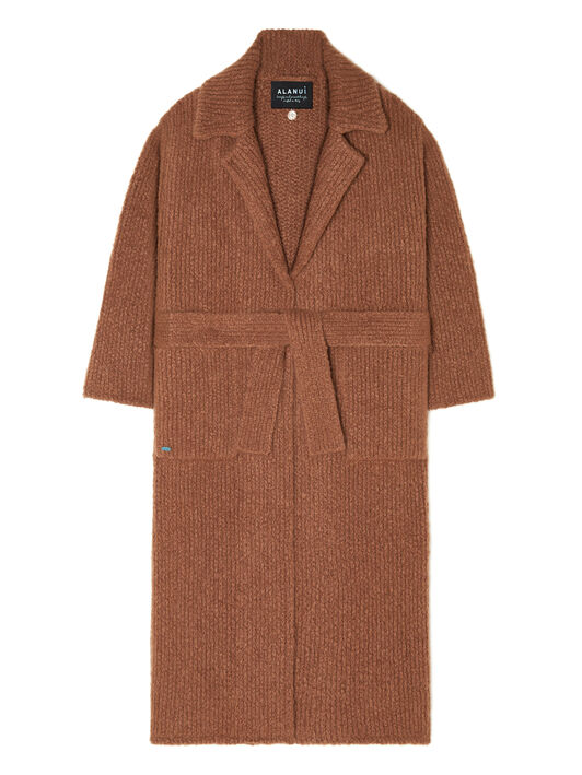 Alanui Alanui Finest Coat Luli Brown LWHQ013E25KNI001 Alanui Alanui Finest Coat Luli Brown LWHQ013E25KNI001