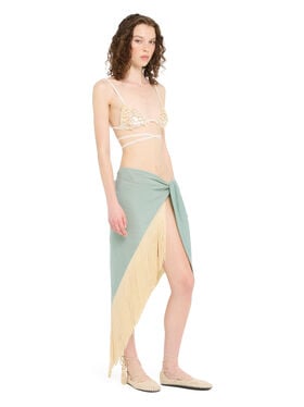 Alanui Mermaid Inside Pareo Skirt Acquamarine