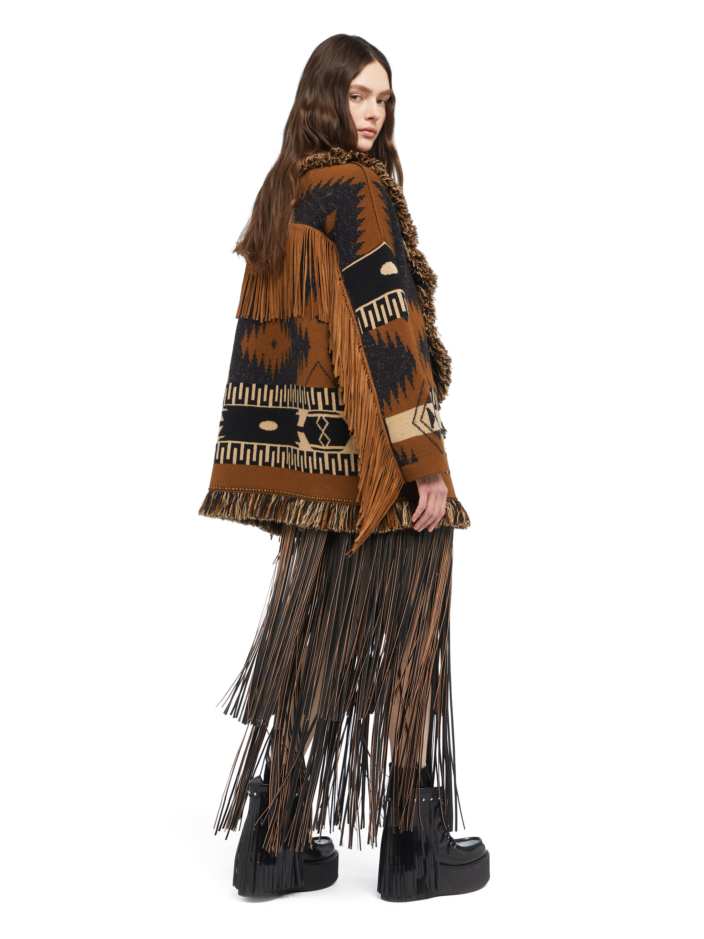 Alanui Dreamscape Cardigan Black-Dakar LWHB064E25KNI00H