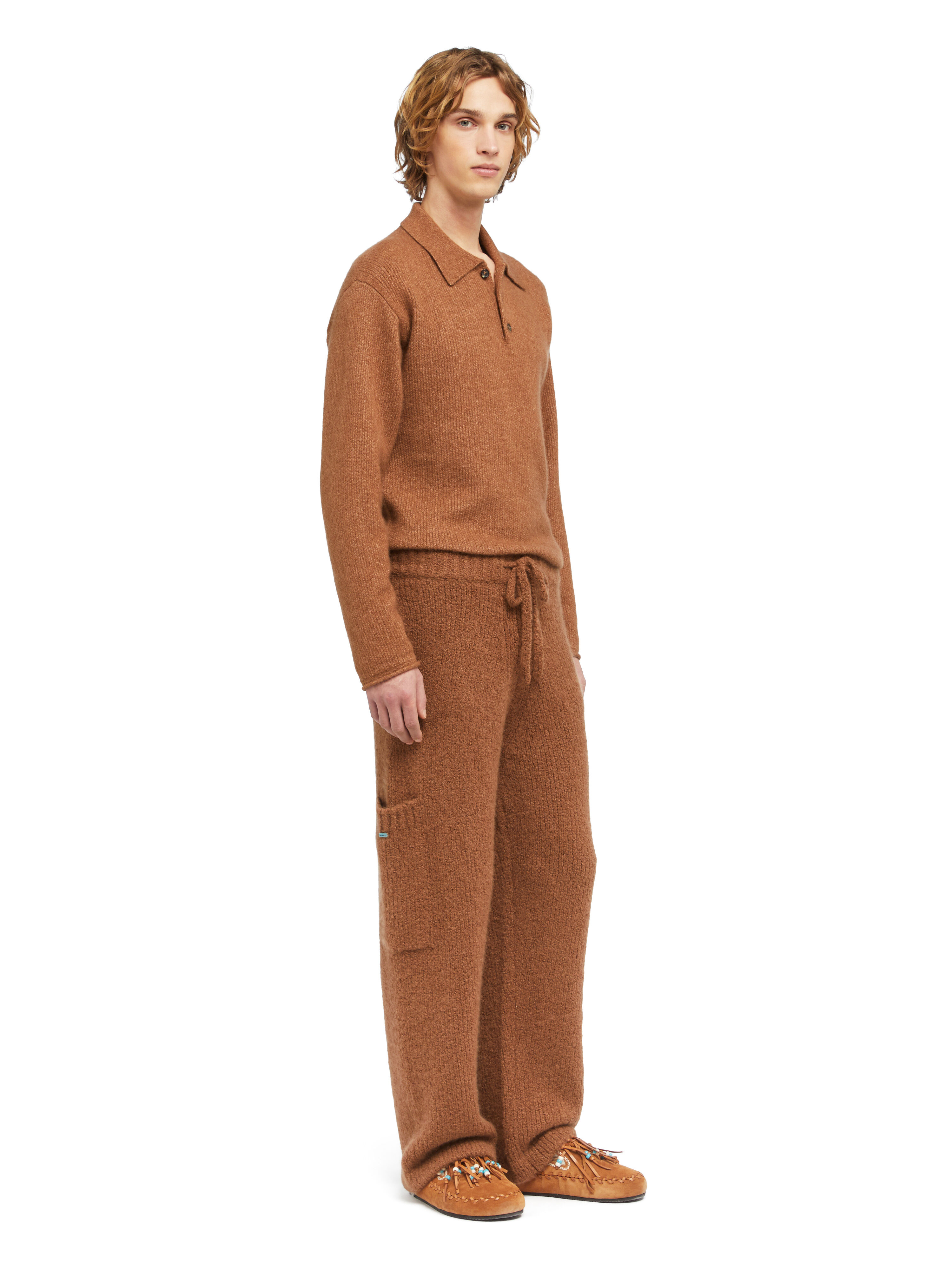 Alanui Alanui Finest Pants Luli Brown LMHG015E25KNI001