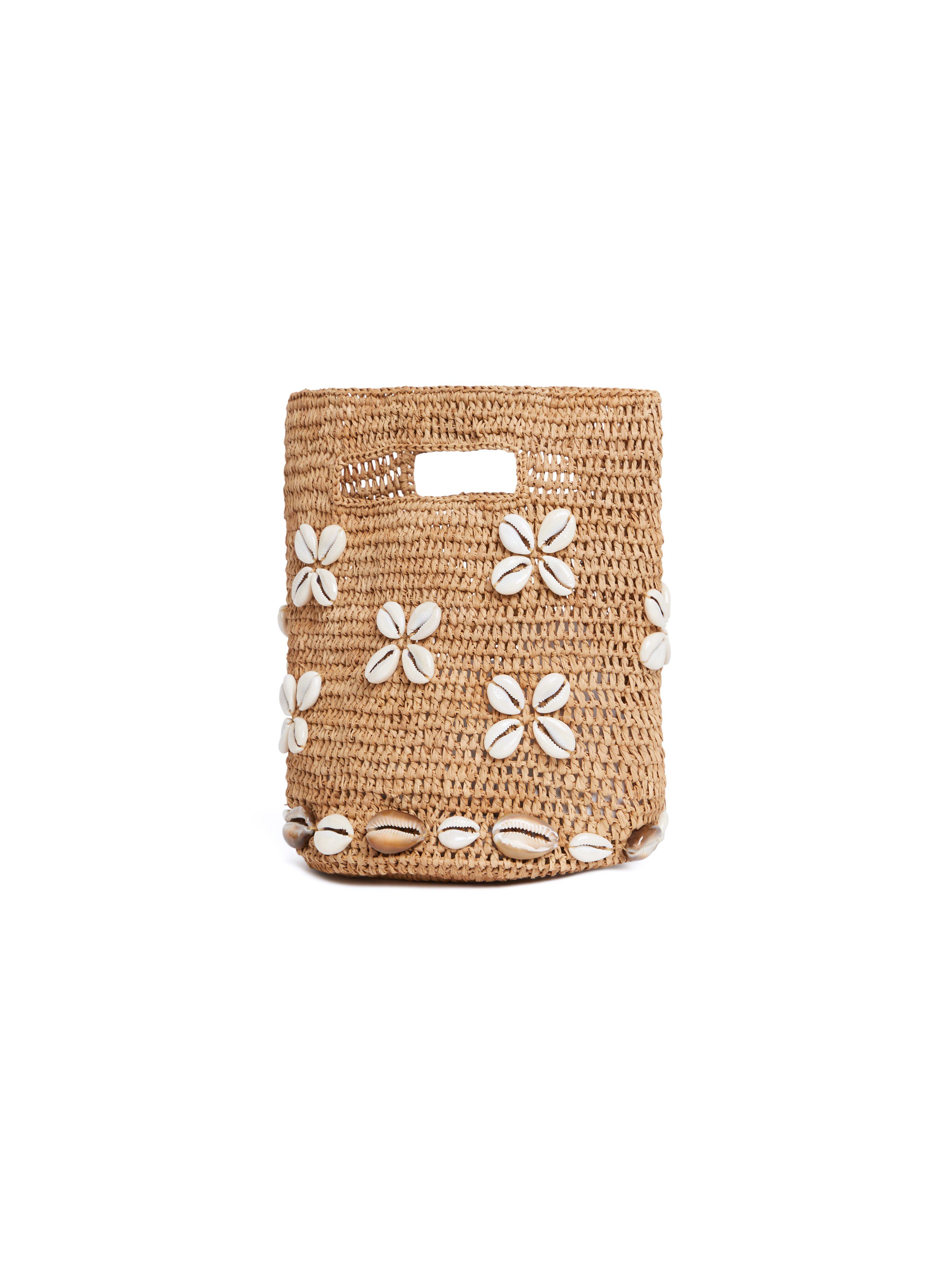 Alanui Ocean Dream Mini Bucket Bag Natural LWMY004R25MAT001