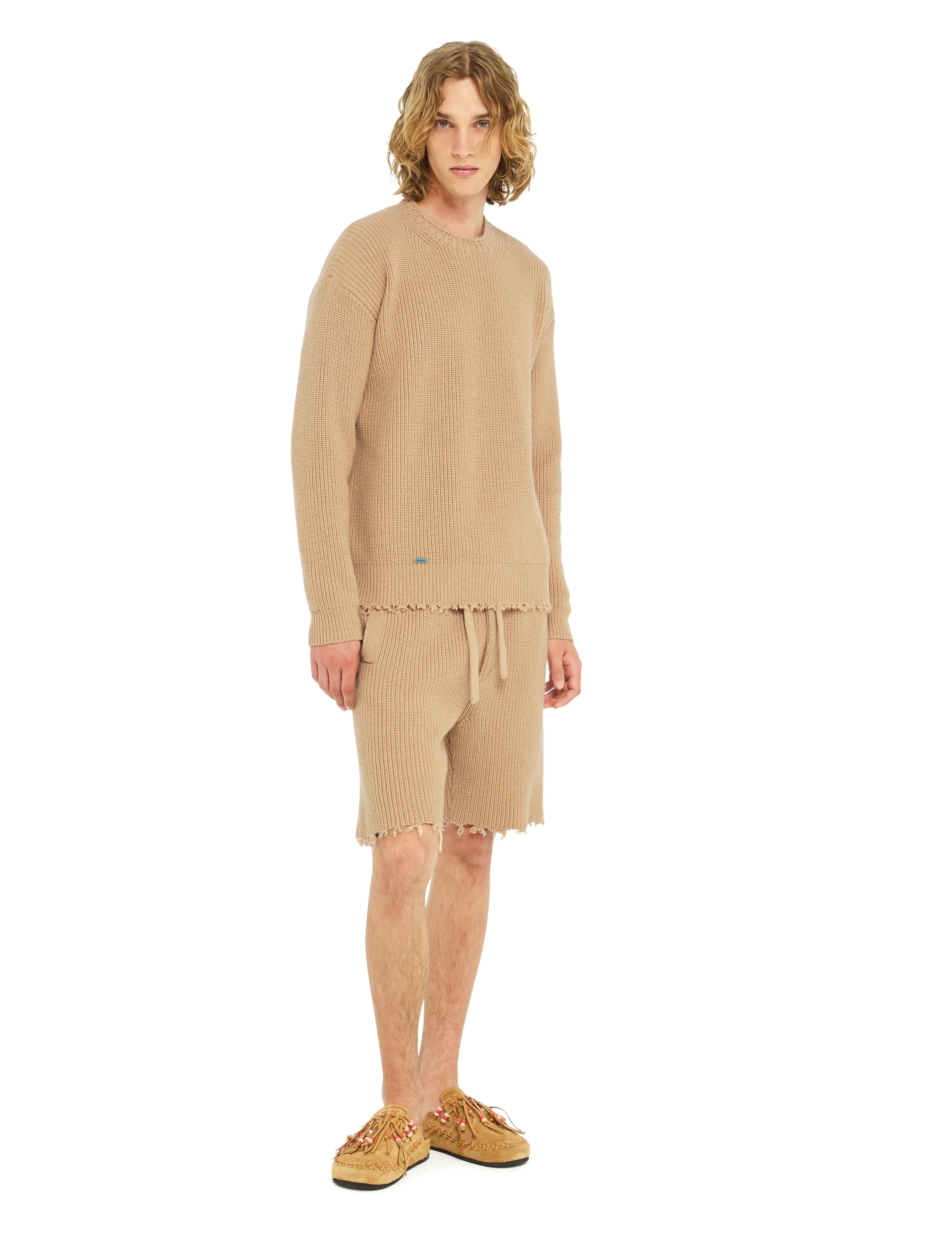 Alanui Alanui Finest Sweater Sandstorm LMHE033R26KNI001 Alanui Alanui Finest Sweater Sandstorm LMHE033R26KNI001