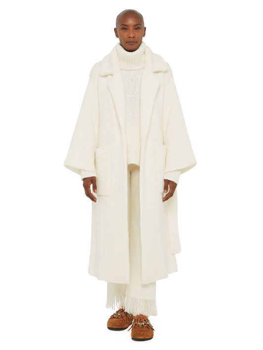 Alanui Alanui Finest Coat White LWHQ013E24KNI001