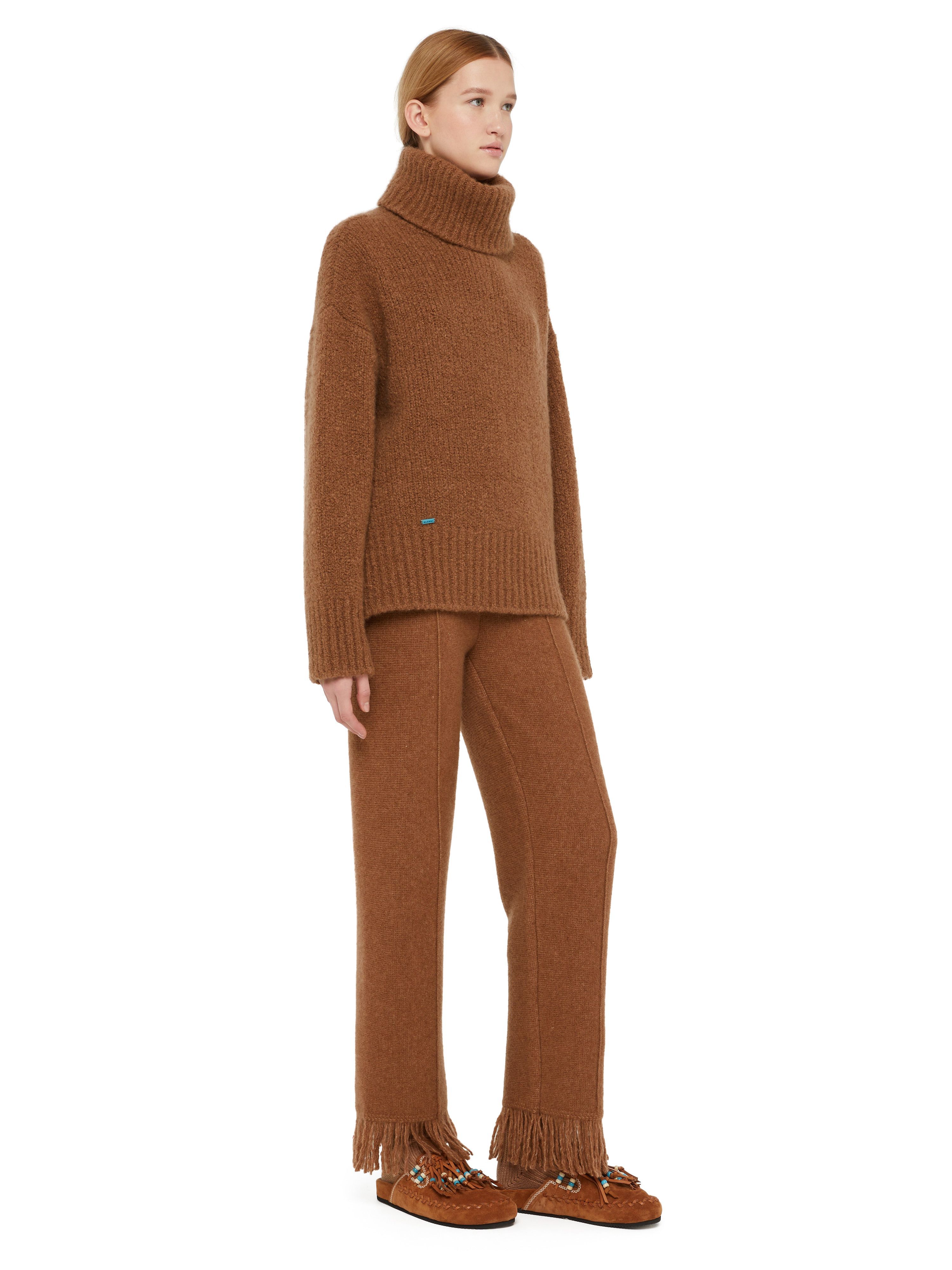 Alanui Alanui Finest Turtleneck Luli Brown LWHF008E24KNI001