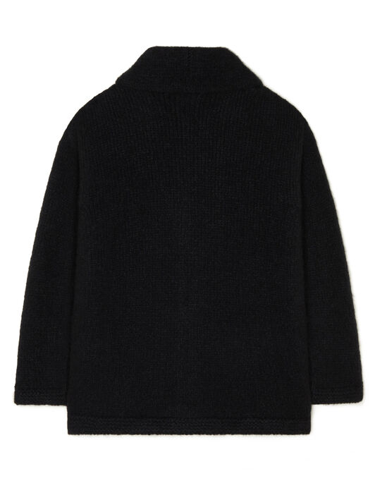 Alanui Alanui Finest Cardigan Black LMHB037E25KNI001 Alanui Alanui Finest Cardigan Black LMHB037E25KNI001