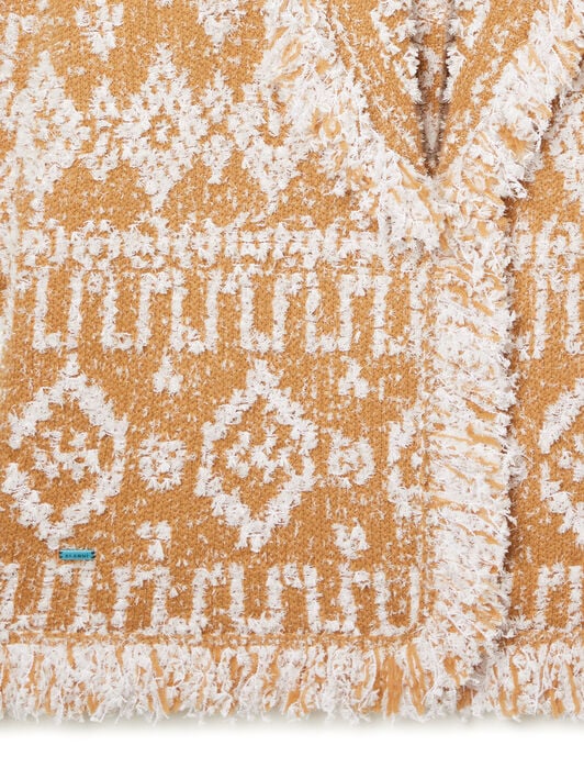 Alanui Send Beat Cardigan Sand-White Pearl LWHB064R26KNI004 Alanui Send Beat Cardigan Sand-White Pearl LWHB064R26KNI004