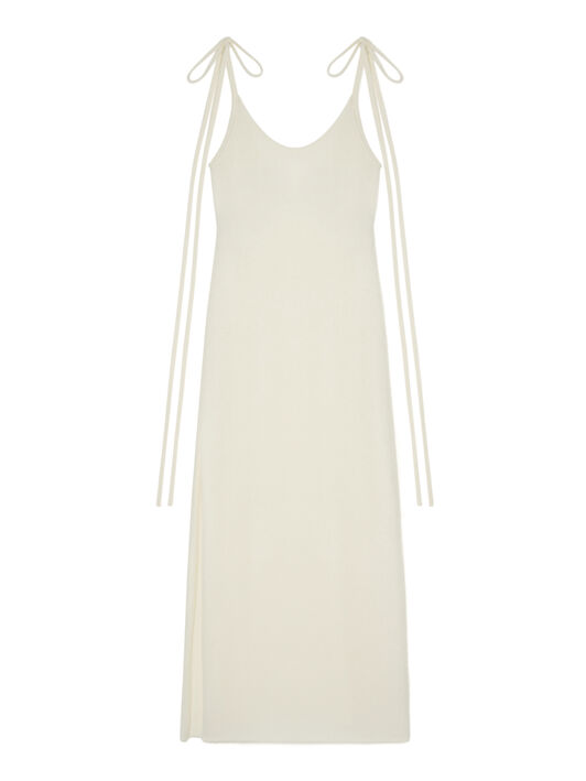 Alanui Alanui Finest Dress White LWHI05DE25KNI001