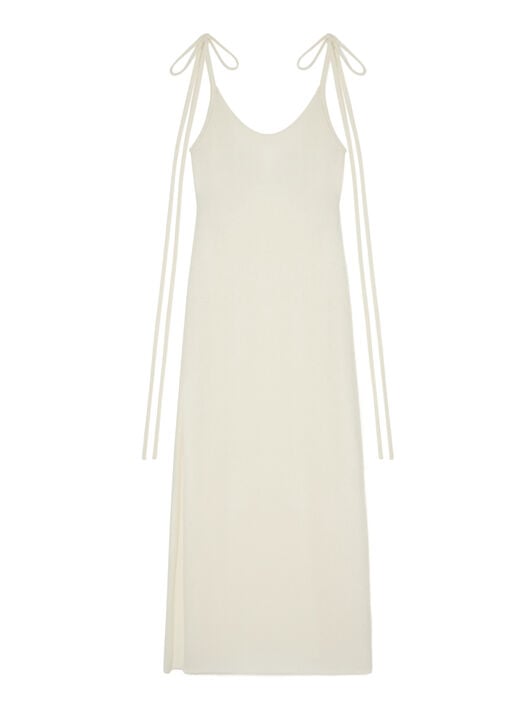 Alanui Alanui Finest Dress White LWHI05DE25KNI001 Alanui Alanui Finest Dress White LWHI05DE25KNI001