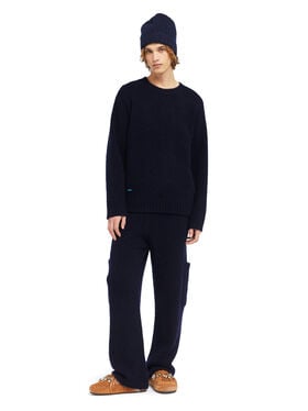 Alanui Alanui Finest Sweater Midnight Blue LMHE033E25KNI004