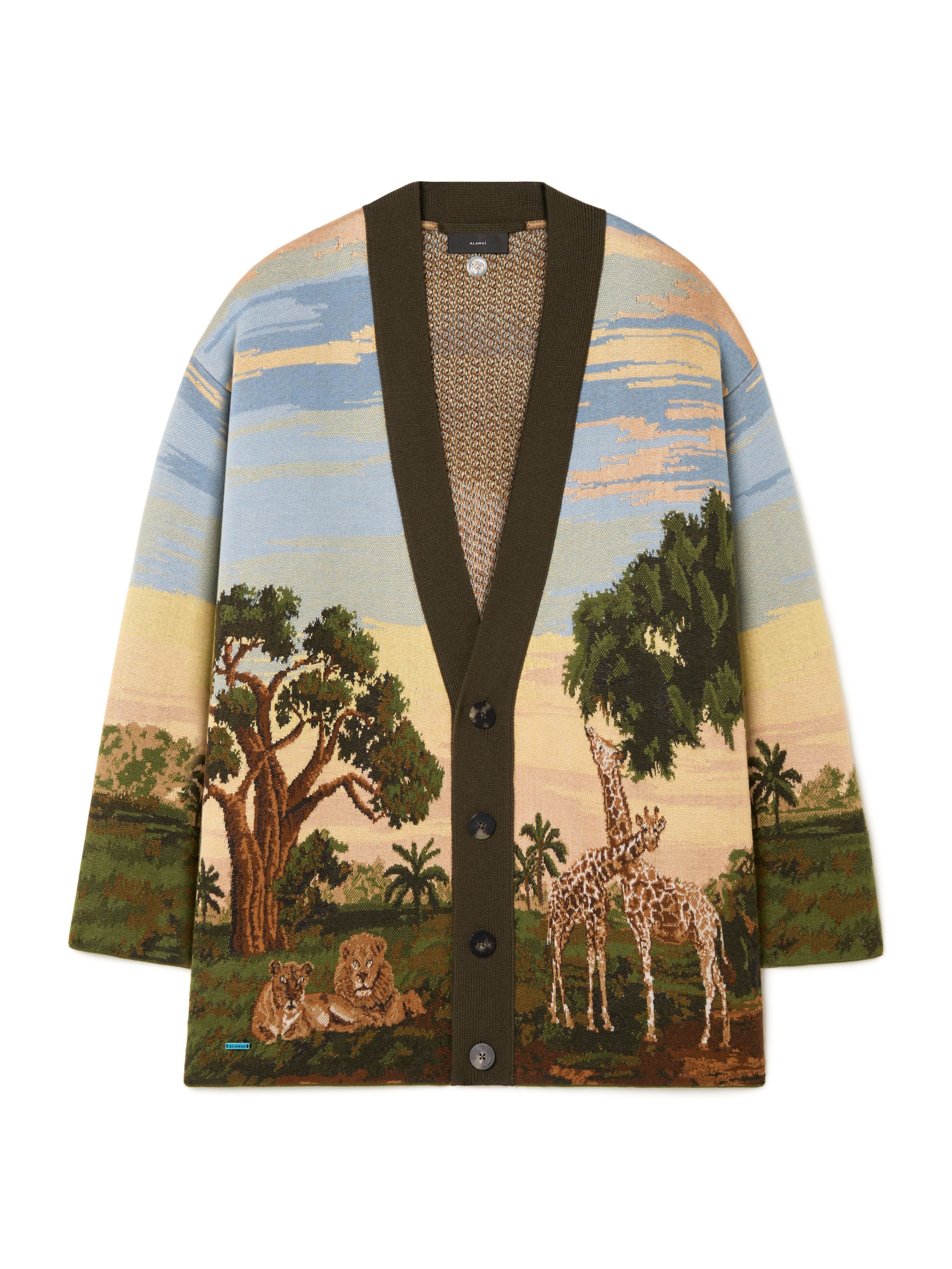 Alanui Savannah Sunrise Cardigan Multicolor LMHB027R25KNI003