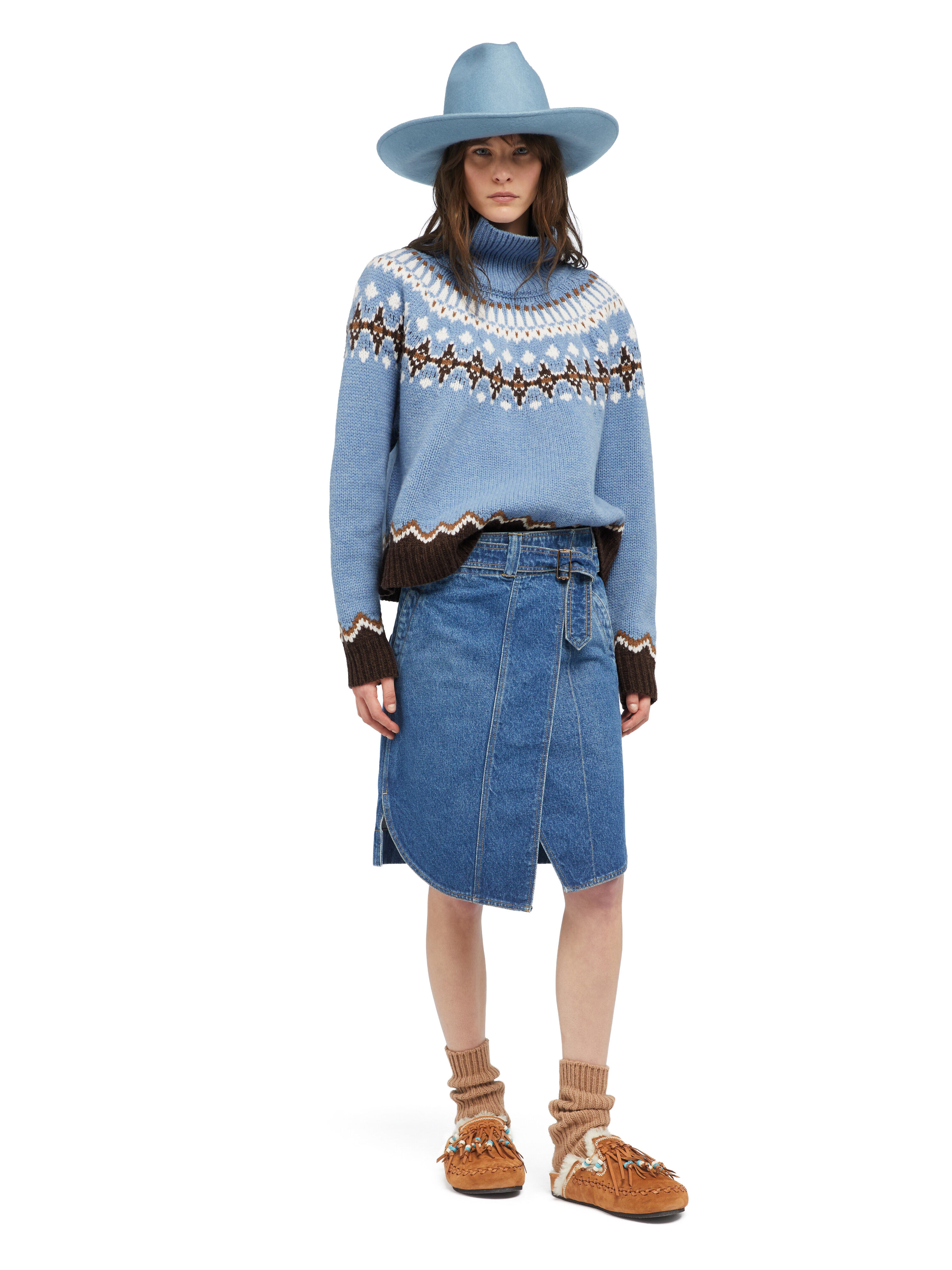 Alanui Sweet Winter Turtleneck Celestial-Multicolor LWHF001E25KNI001