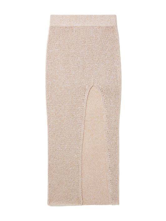 Alanui Shady Beach Skirt Almond LWHL02CR25KNI001