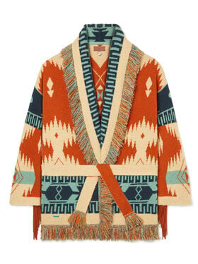 Alanui Golden Dusk Cardigan Sunrise-Sunlight