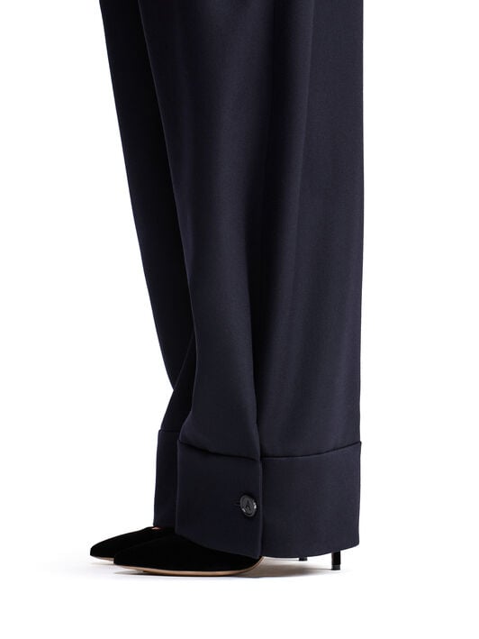 Alanui Giorgio Armani for Alanui Trousers Blue Navy