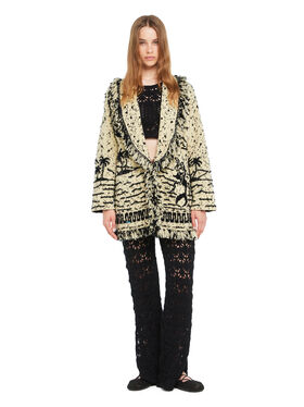 Alanui Ocean Whispers Cardigan Sunlight-Deep Blue