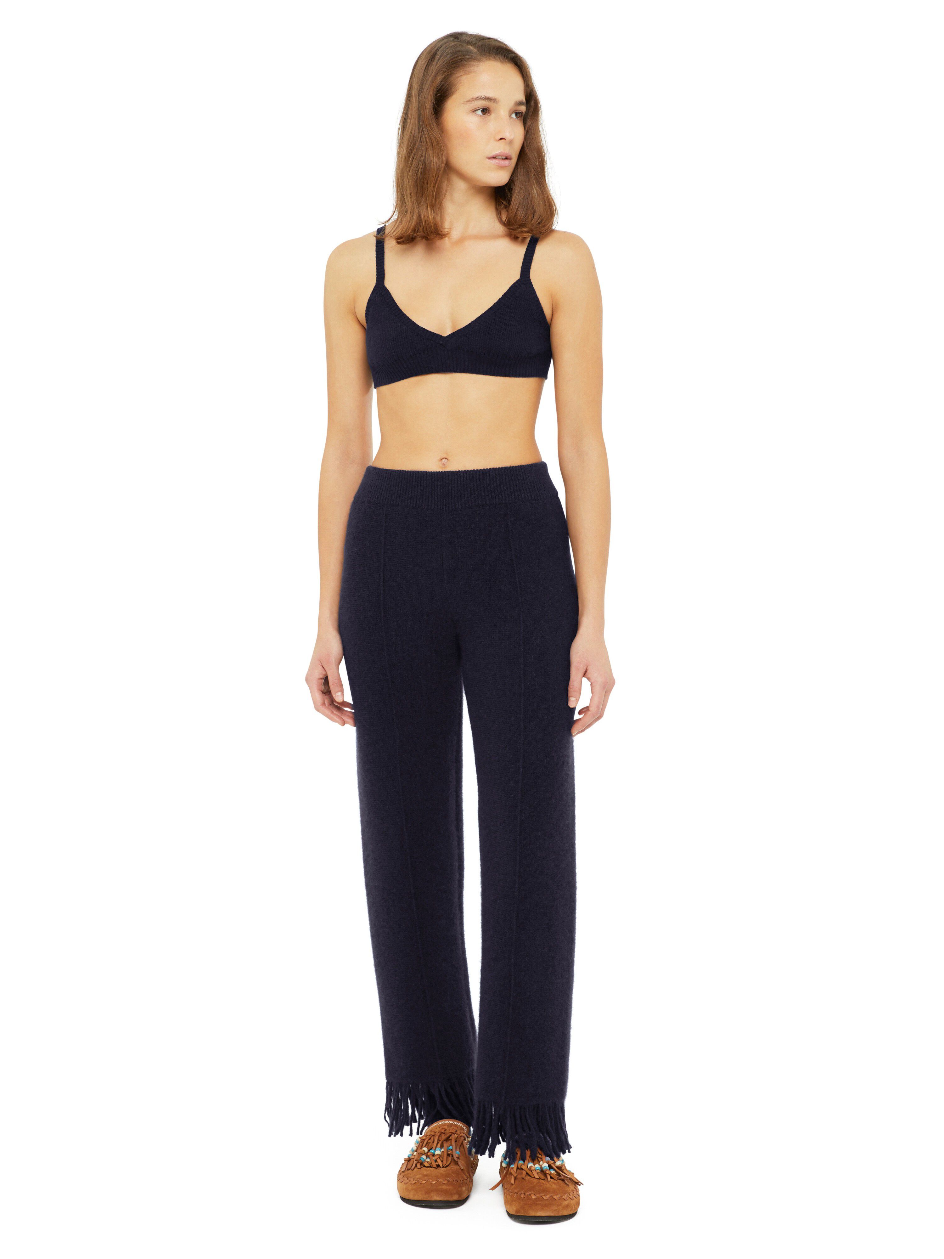 Alanui Alanui Finest Pants Midnight Blue LWHG001E24KNI002