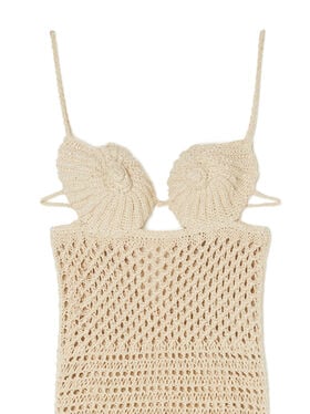Alanui The Sound Of The Sea Dress Sea Shell
