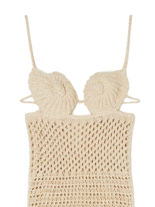 Alanui The Sound Of The Sea Dress Sea Shell LWHI045R26KNI001