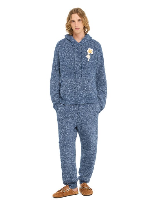 Alanui Written By The Ocean Pants Denim Blue LMHG012R26KNI001 Alanui Written By The Ocean Pants Denim Blue LMHG012R26KNI001