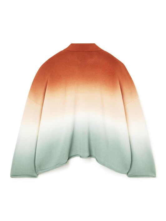 Alanui Shades Of Shore Polo Red Earth-Acquamarine LWHV002R26KNI002