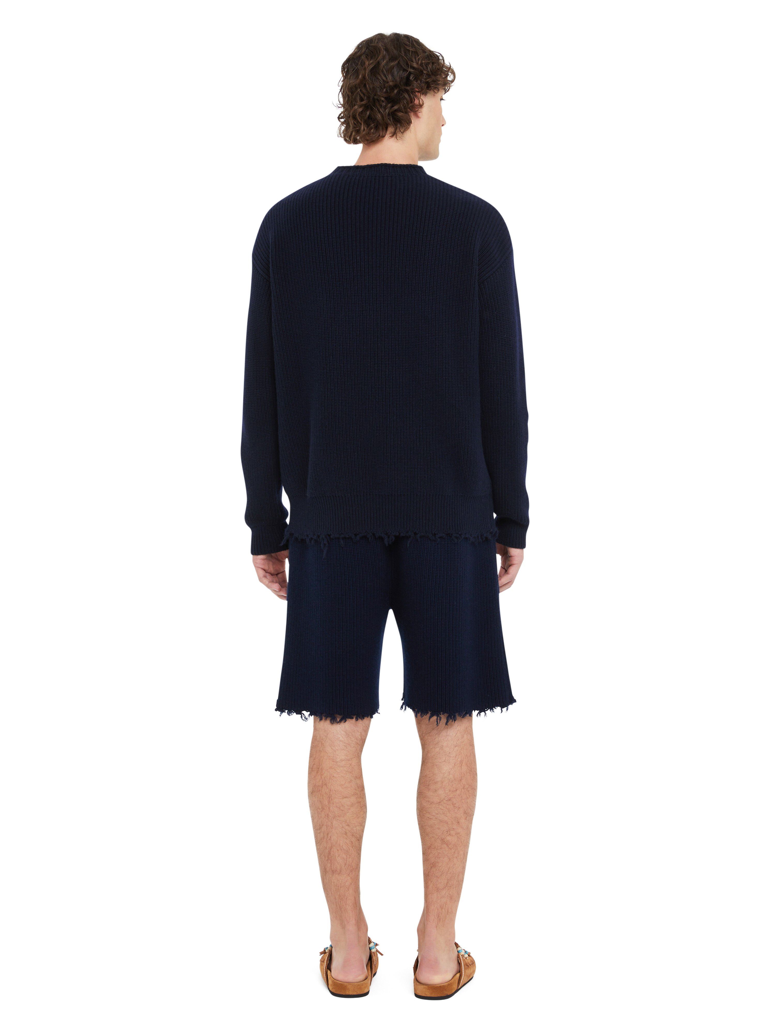 Alanui Alanui Finest Sweater Deep Blue LMHE033R25KNI002