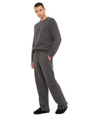 Alanui Alanui Finest Sweater Chalk-Sky Blue LMHU001R25KNI001