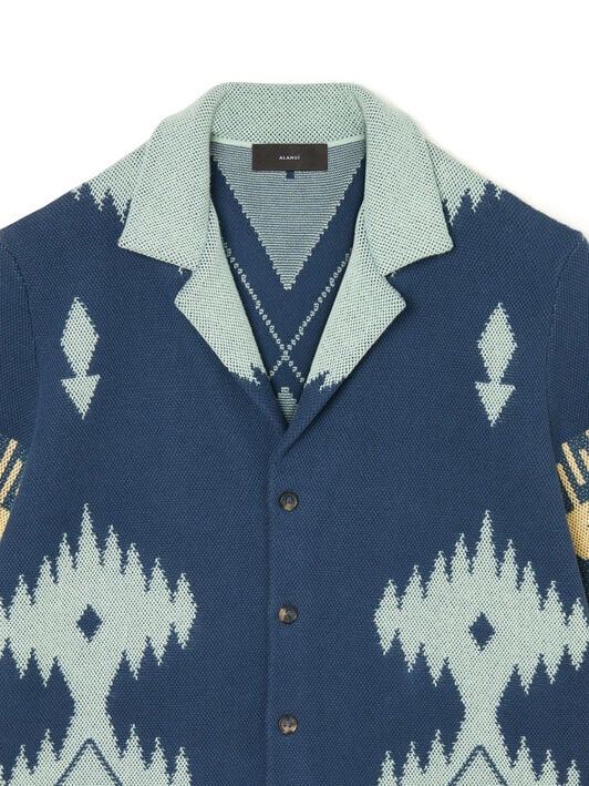 Alanui Cotton Piquet Icon Shirt Arbour-Light Blue