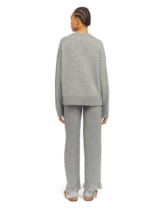 Alanui Alanui Finest Sweater Coco Grey LWHE067E25KNI001
