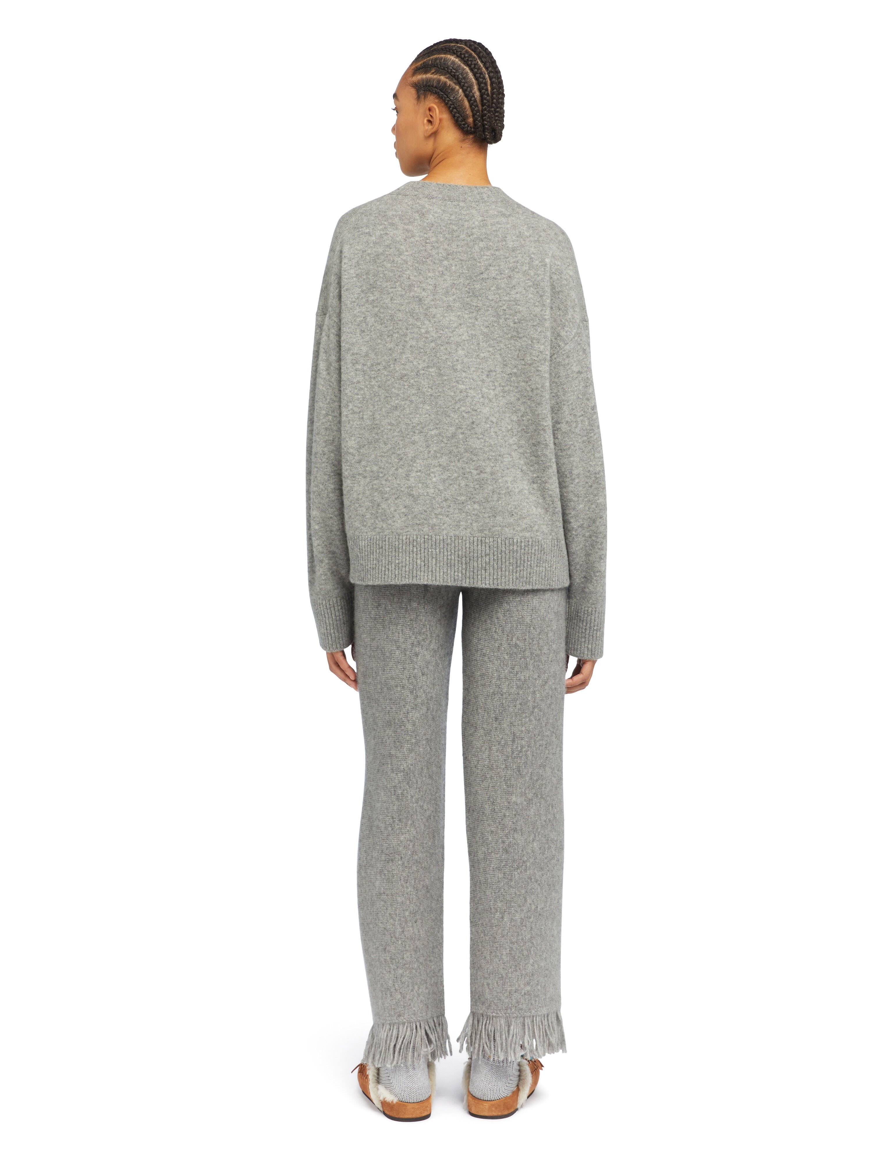 Alanui Alanui Finest Sweater Coco Grey LWHE067E25KNI001
