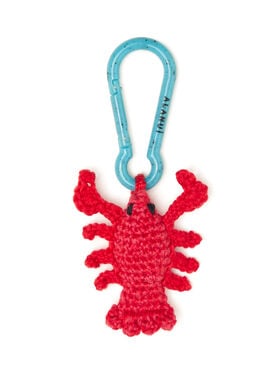 Alanui Handmade Lobster Crochet Key Holder Sunrise LWRE014R26KNI001