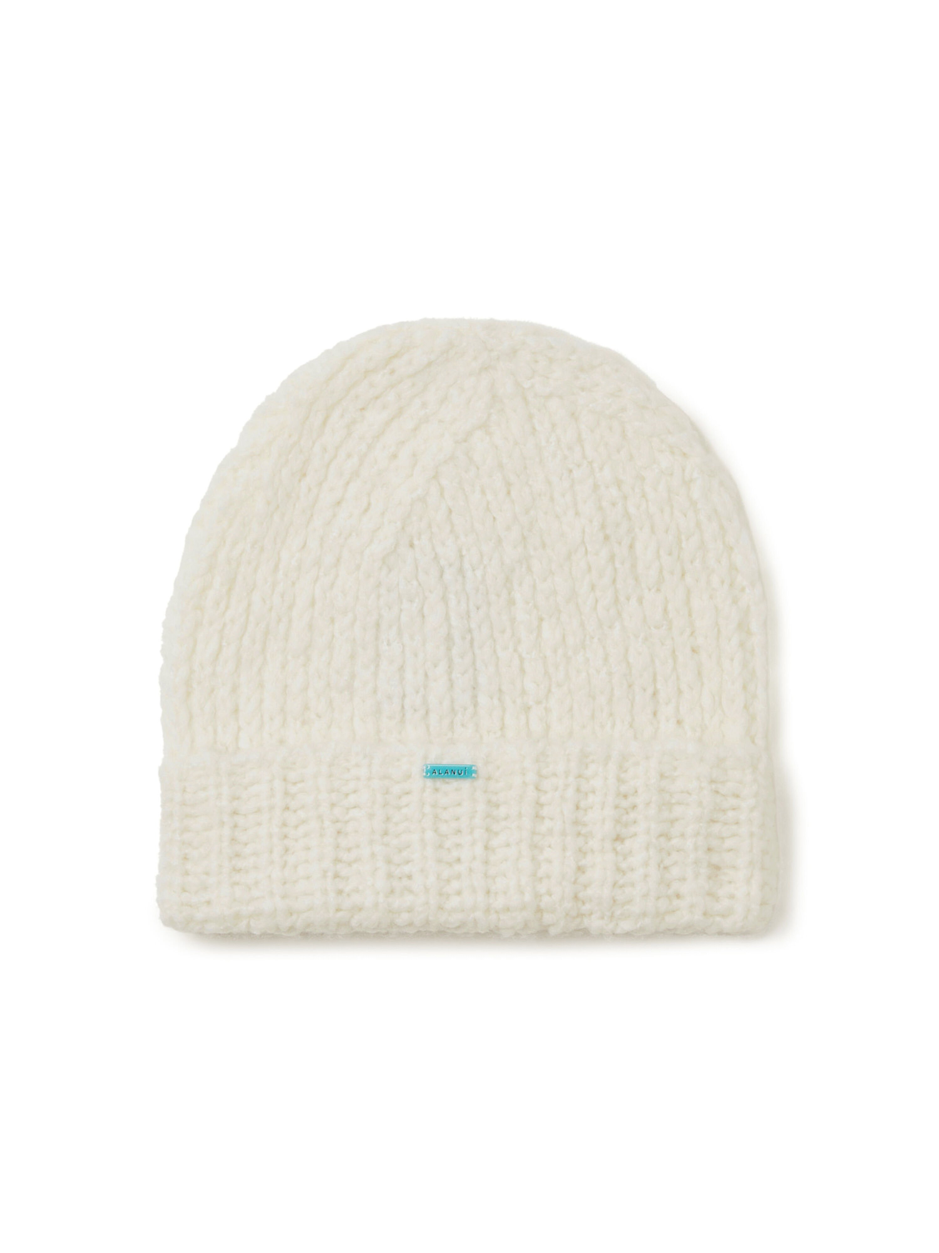 Alanui Alanui Finest Beanie White LWLC010E25KNI001 Alanui Alanui Finest Beanie White LWLC010E25KNI001
