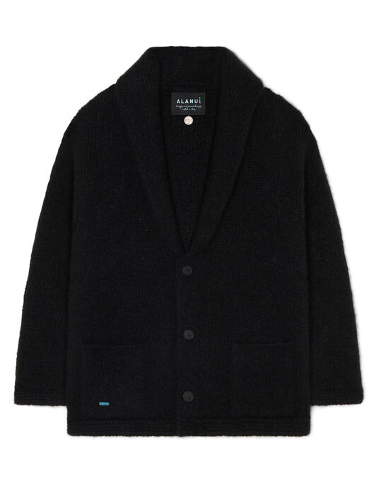 Alanui Alanui Finest Cardigan Black LMHB037E25KNI001 Alanui Alanui Finest Cardigan Black LMHB037E25KNI001