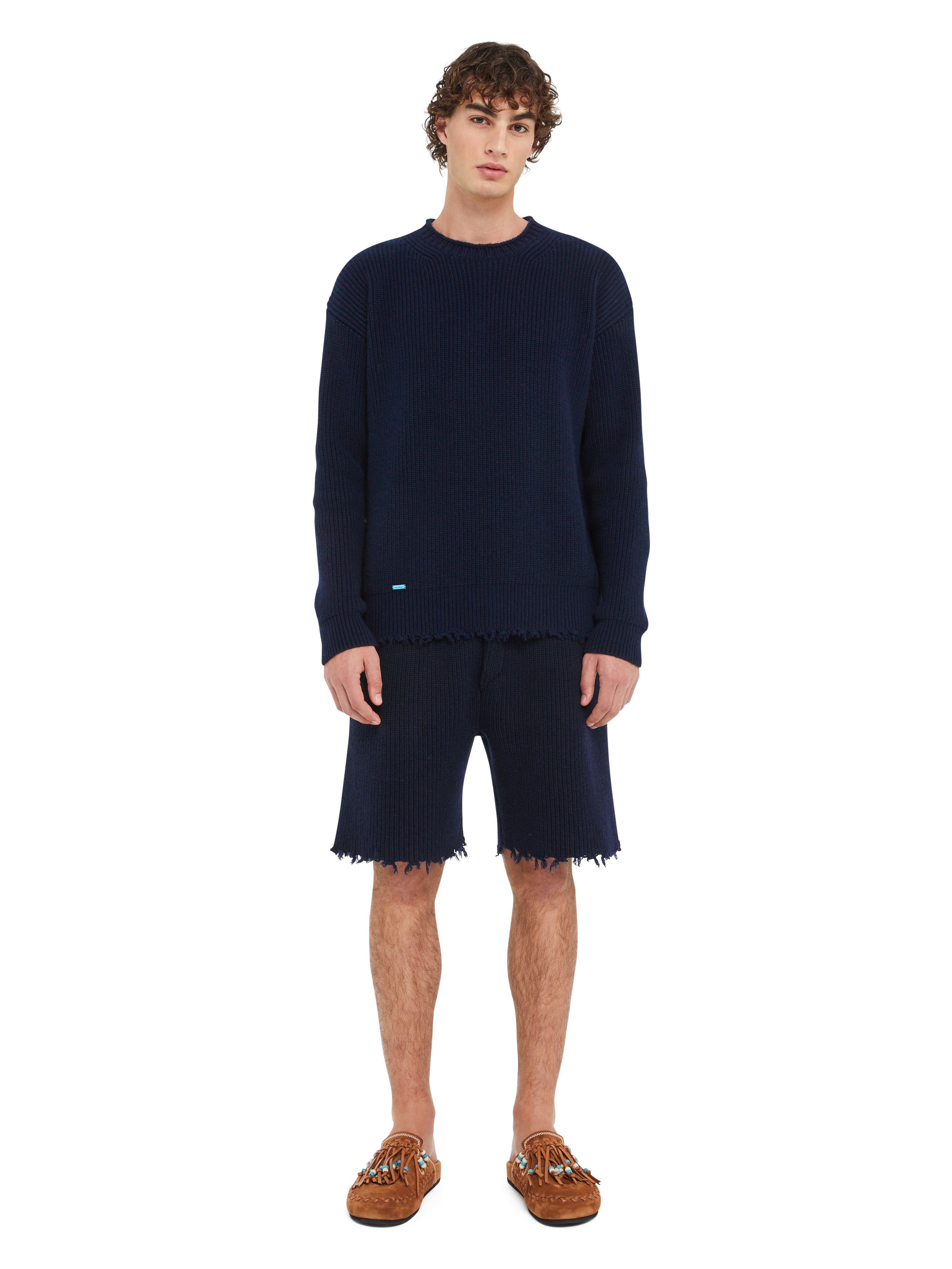 Alanui Alanui Finest Bermuda Deep Blue LMHM006R25KNI001